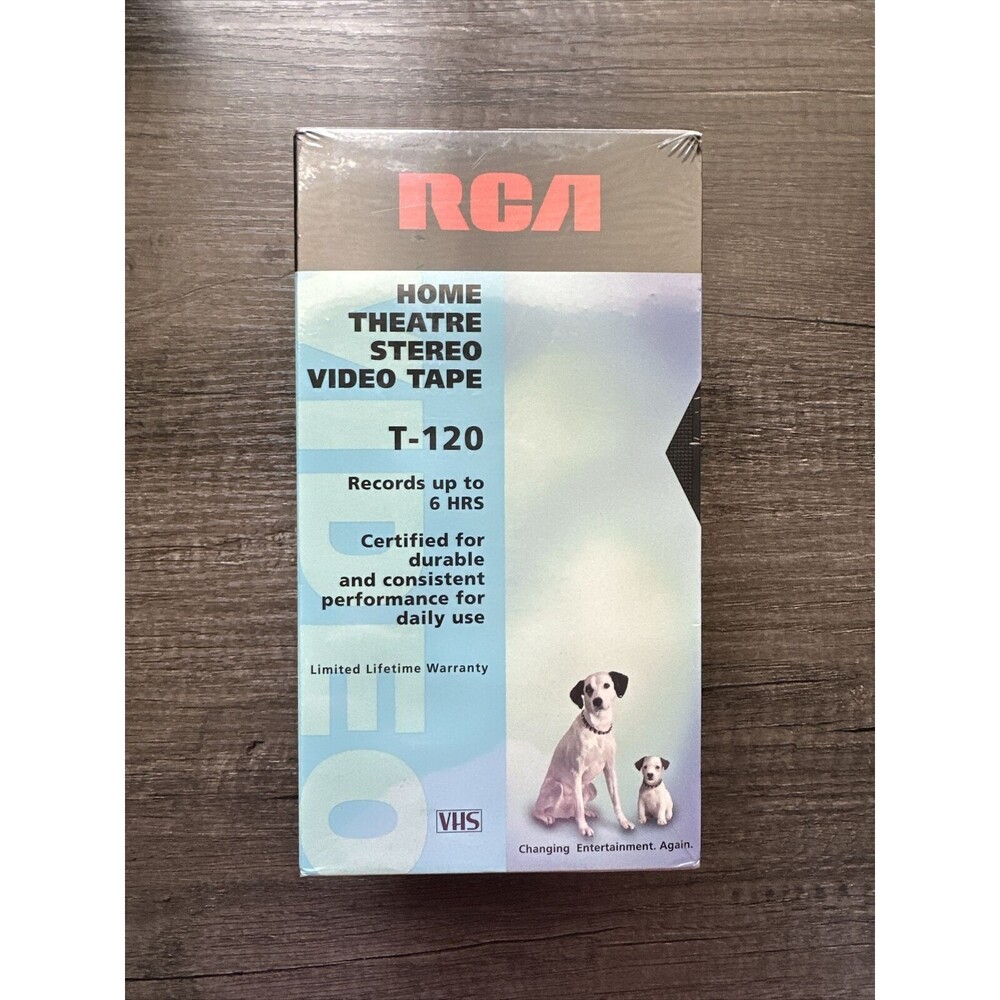 RCA T-120 (2002) VHS Tapes Sealed 3 Pack‎